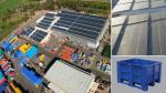 Factory roof solar helps Dolav make containers